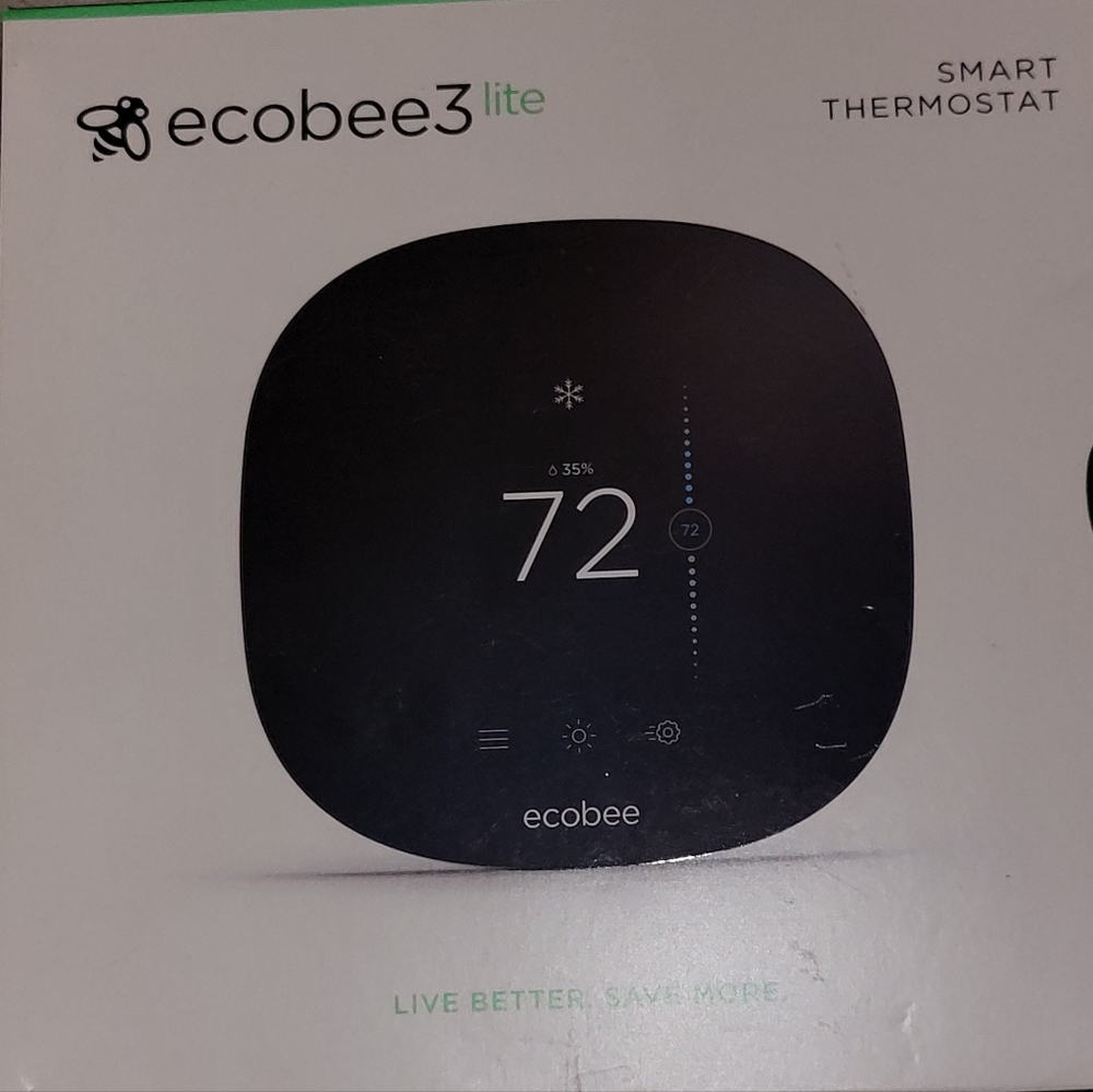 Ecobee 3 Lite Wi-Fi Smart Thermostat EB-STATE3LT-02